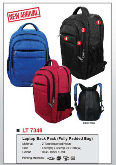 Laptop Back Bag LT7348