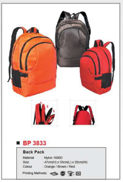 Back Pack BP3833