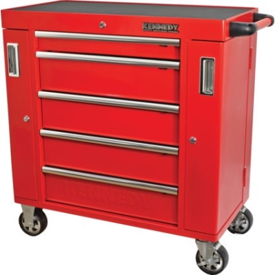 RED-36" 5 DRAWER ROLLER CABINET KEN5942620K