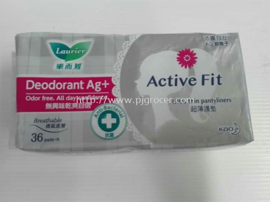 Laurier Deodorant Ag+ Active Fit 36's