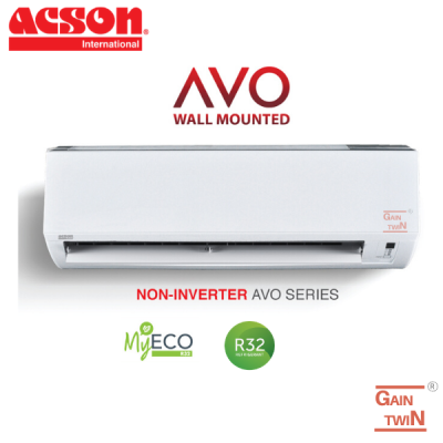 Acson Non-Inverter 1.0hp Wall Mounted R32 Avo Series