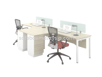 L Shape Worstation Workstation Cluster Office Furniture Malaysia Selangor Klang Kuala Lumpur Kl Supplier Suppliers Supply Supplies Safe Box Asia Sdn Bhd
