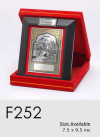 F252 Wooden Plaques & Velvet Box Trophy