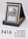 F416 Wooden Plaques & Velvet Box Trophy