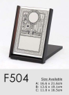 F504 Wooden Plaques & Velvet Box Trophy
