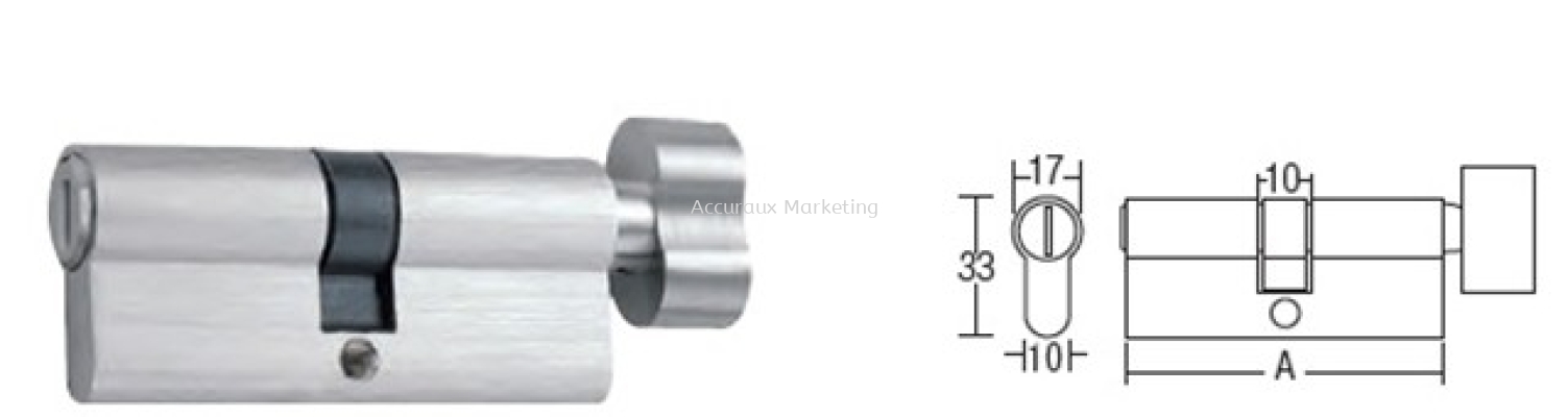 Privacy Profile Cylinder (BK)