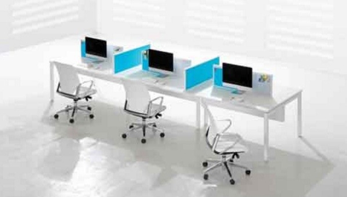 6 pax workstation with U leg