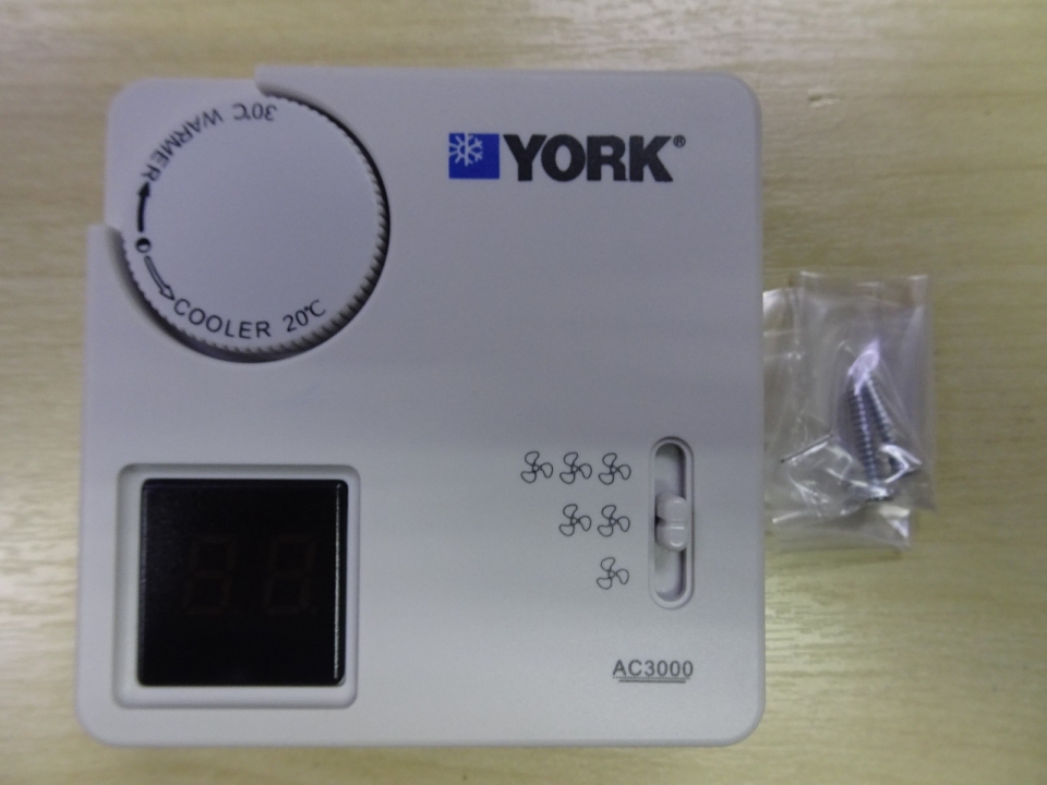 YORK 1SPT-XX00000064R AC3000 THERMOSTAT (W/ 3-MIN COMP RELAY)