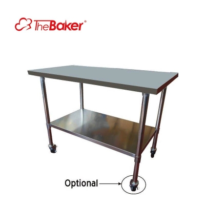 The Baker Stainless Steel Table (Adjustable)