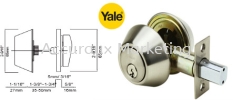 Yale 8111 Single Deadbolt Deadbolt 01. ARCHITECTURAL HARDWARE