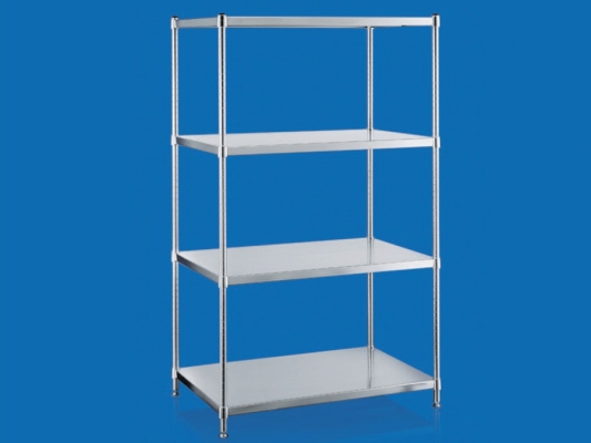 Stainless Steel Solid Shelving Series