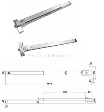 Accura PD Side Latch Panic Exit Device