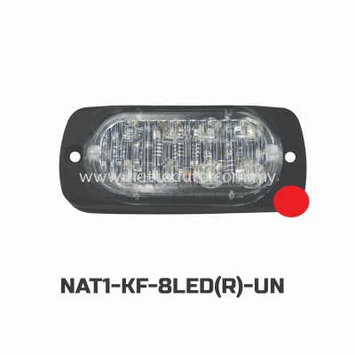 FLASH LIGHT 8LED(12-24V)RED