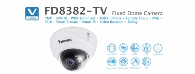 FD8382-EVF2. Vivotek Fixed Dome Camera