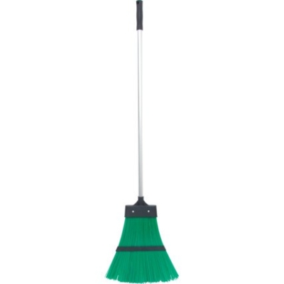 GREEN POLY YARD BROOM C/W ALU. HANDLE COT9078010K