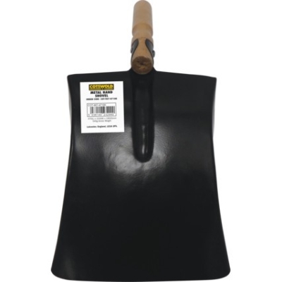 180mm METAL HAND SHOVEL WOODEN HANDLE COT9074710K