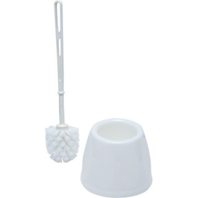 PLASTIC TURKS HEAD TOILETBRUSH HOLDER SET COT9072560K