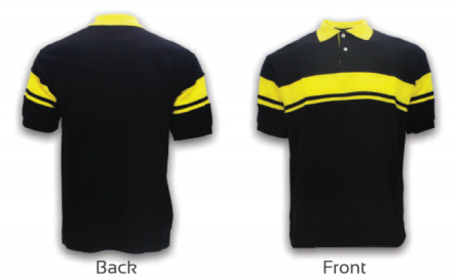 ATTOP COLLAR ADF1601 BLACK/YELLOW