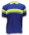 ATTOP COLLAR ADF1601 ROYAL/APPLE GREEN Polo Tee Plain Tee