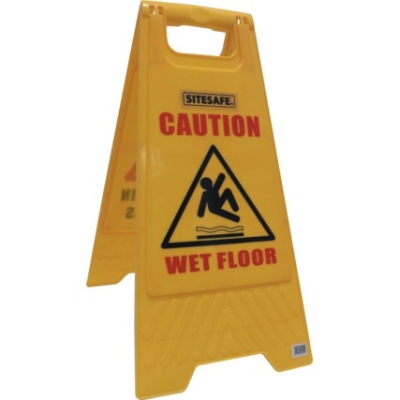 WET FLOOR/CLEANING IN PROGRESS SIGN - A FRAME SSF9920010K