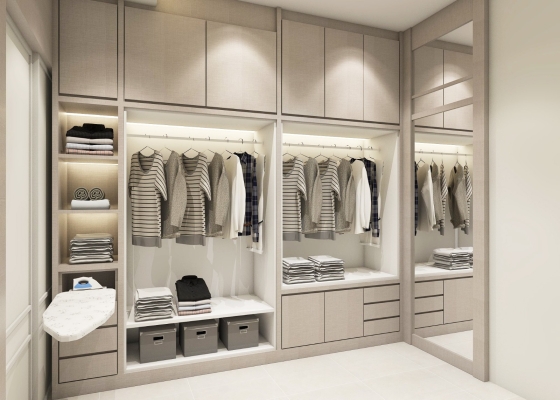 Executive Wardrobe  3D Design Drawing