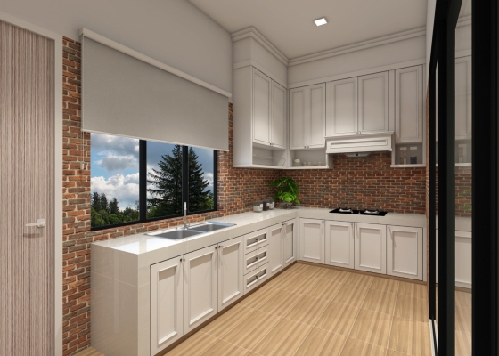 Classic  3D Design  Kitchen