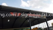 Gemilang Auto parts sdn bhd 3D Aluminum ceiling trim cading 3D Channel Box up LED lettering signboard At kajang Kuala Lumpur 3D ALUMINIUM CEILING TRIM CASING BOX UP SIGNBOARD