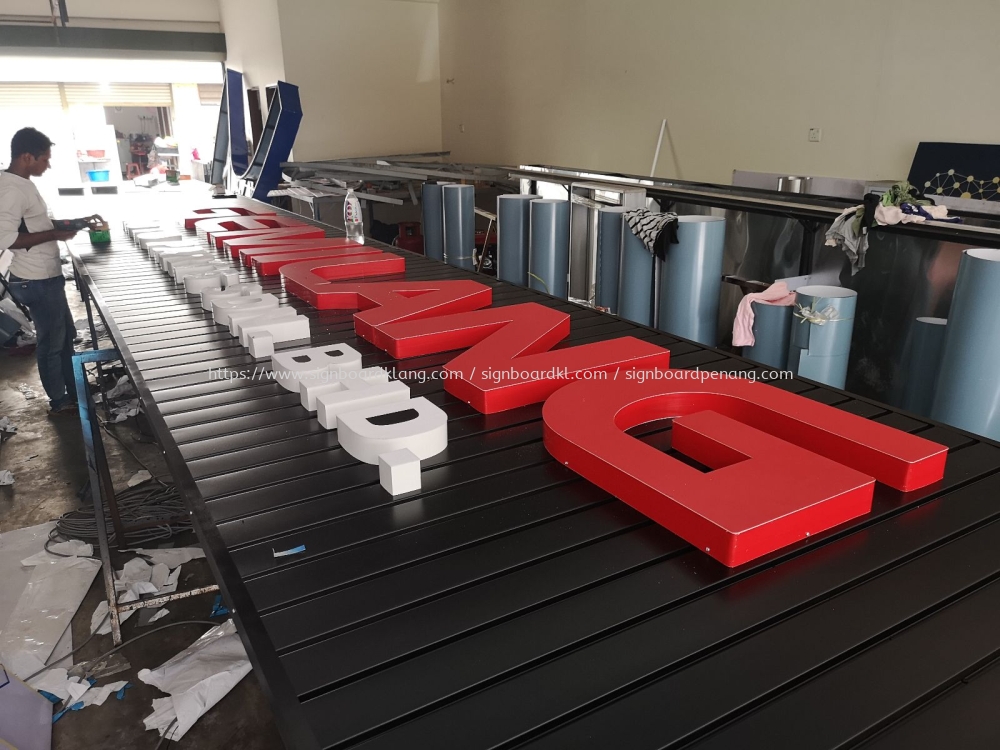 WAREHOUSE 3D BOX UP LETTERING SIGNAGE MAKER AT SELANGOR | PUCHONG ...