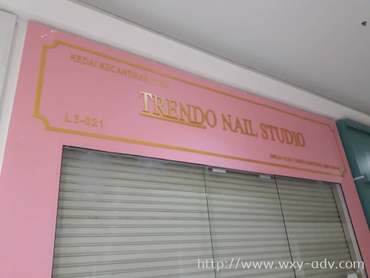 TRENDO NAIL STUDIO PVC signboard