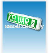 PEX-215 Weatherproof Keluar Sign