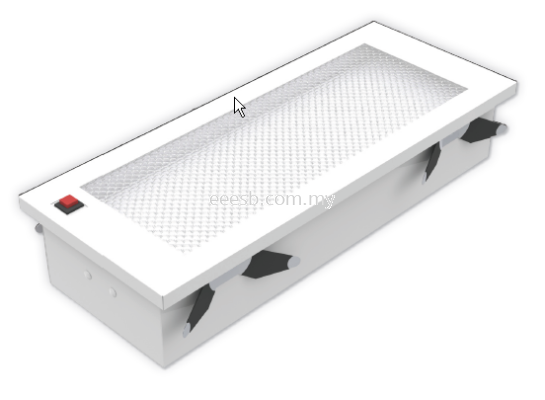 VEL 360/R LED Emergency Light-Recessed Type