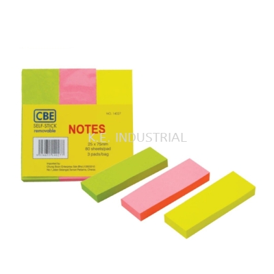 NEON COLOUR NOTES (PAPER / 3'S)