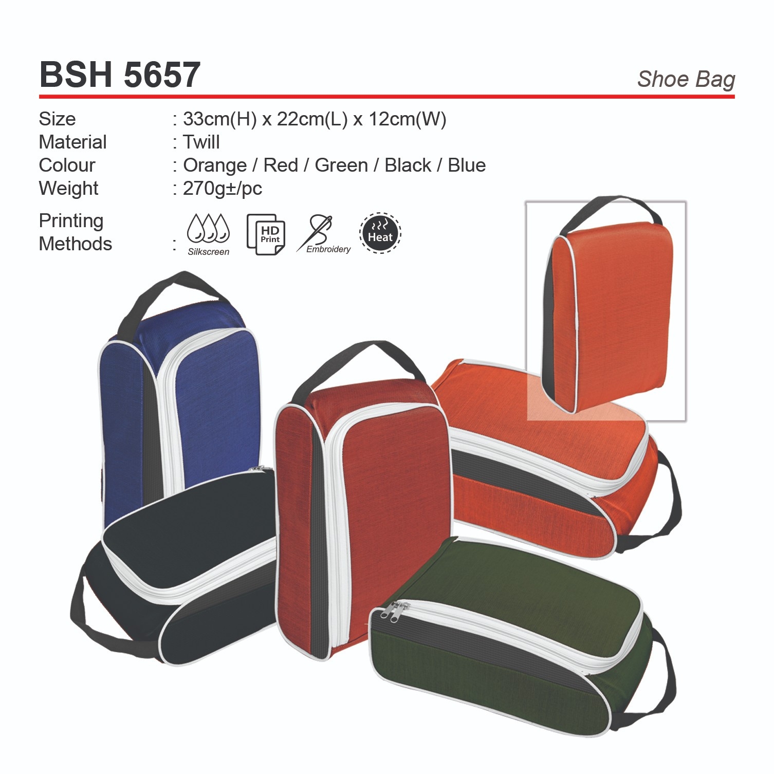 D*BSH5657 Shoe Bag (A)