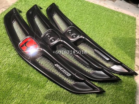 honda civic fd type r mugen grille abs material new set