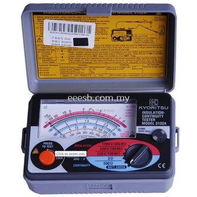 Kyoritsu 3132A Analogue Insulation Tester