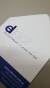 Name Card with Emboss & Special Die Cut Special Die Cut Name Card Name Card Offset & Digital Print