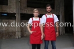 F&B Custom Apron - Red Apron Baju Uniform Custom KL PJ 