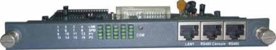 SNMP Card Rack Mount Chassis Fiber Optical Multiplexers AD-Net