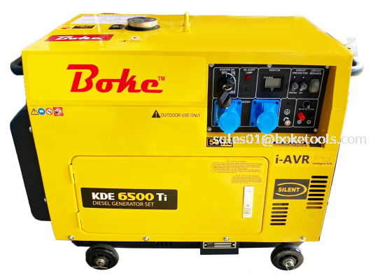 KDE6500Ti SILENT DIESEL GENERATOR INPROVED I-AVR TECHNOLOGY SINGAPORE