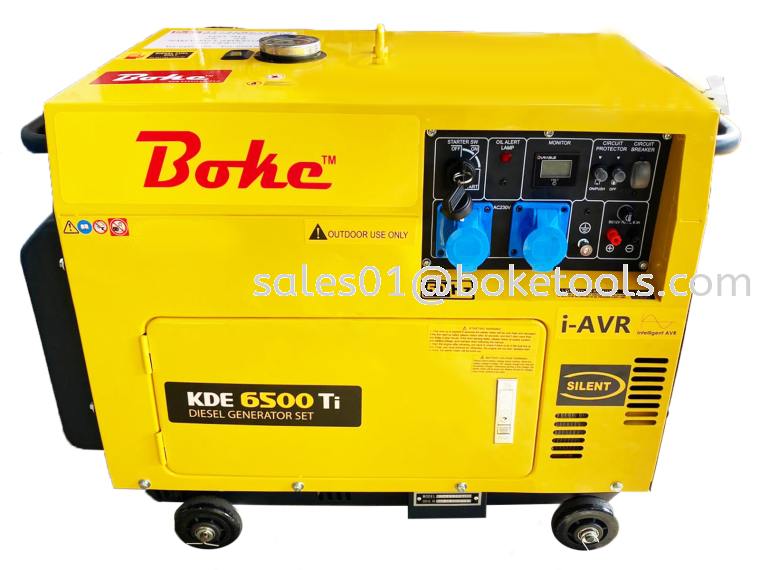 KDE6500Ti SILENT DIESEL GENERATOR INPROVED I-AVR TECHNOLOGY SINGAPORE DIESEL GENERATOR GENERATOR