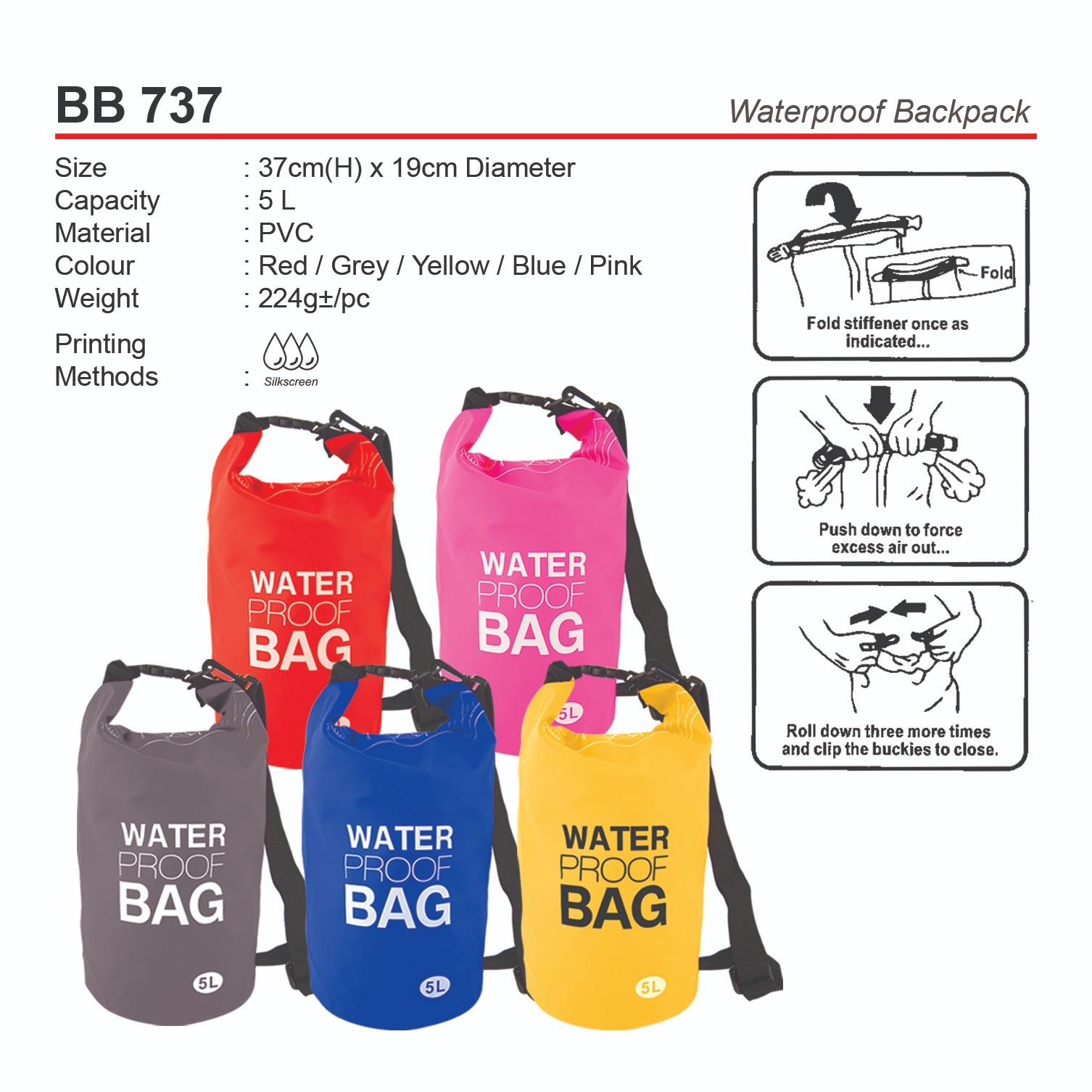 BB737 Waterproof Backpack (A)