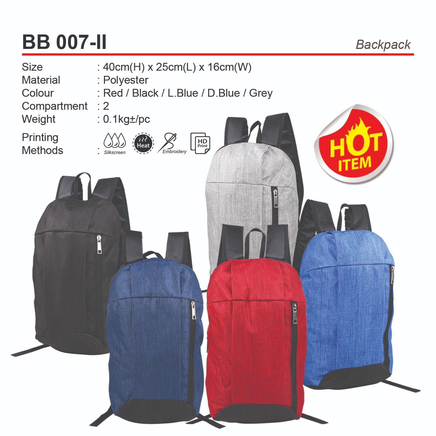 D*BB007-II Backpack (A)