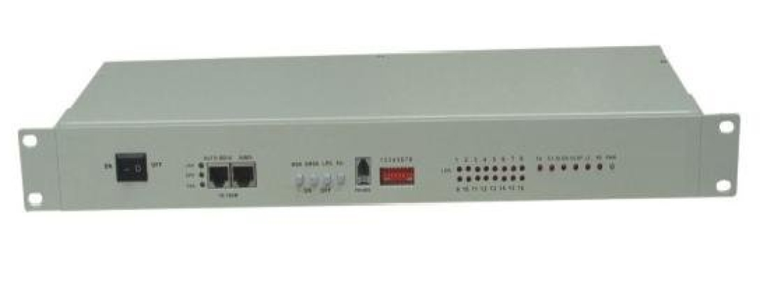 16 x E1 G.703 + 4 x Gigabit Ethernet Fiber Multiplexer