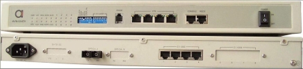 4 x E1 G.703 + 4 x Ethernet Fiber Multiplexer n x E1 G.703 Series + Ethernet Series Fiber Optical Multiplexers AD-Net