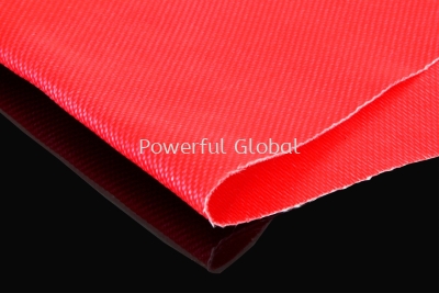 Silicone Rubber Coated Fabric Red