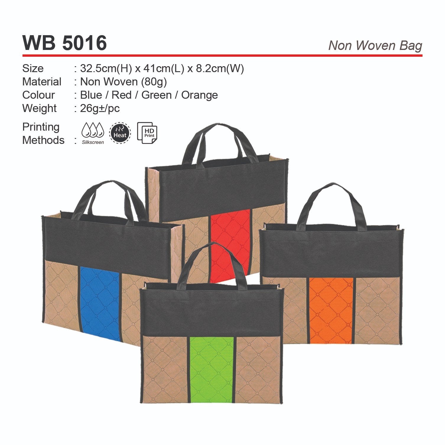 D*WB5016 Non Woven Bag (A)