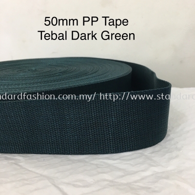 50mm Dark Green PP Tape - Tebal