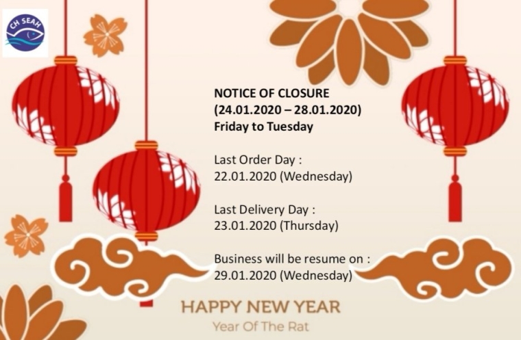 Notice of Closure - CNY 2020