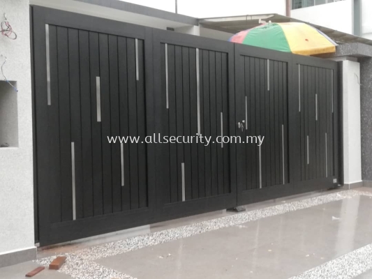 TRACKLESS FOLDING GATE