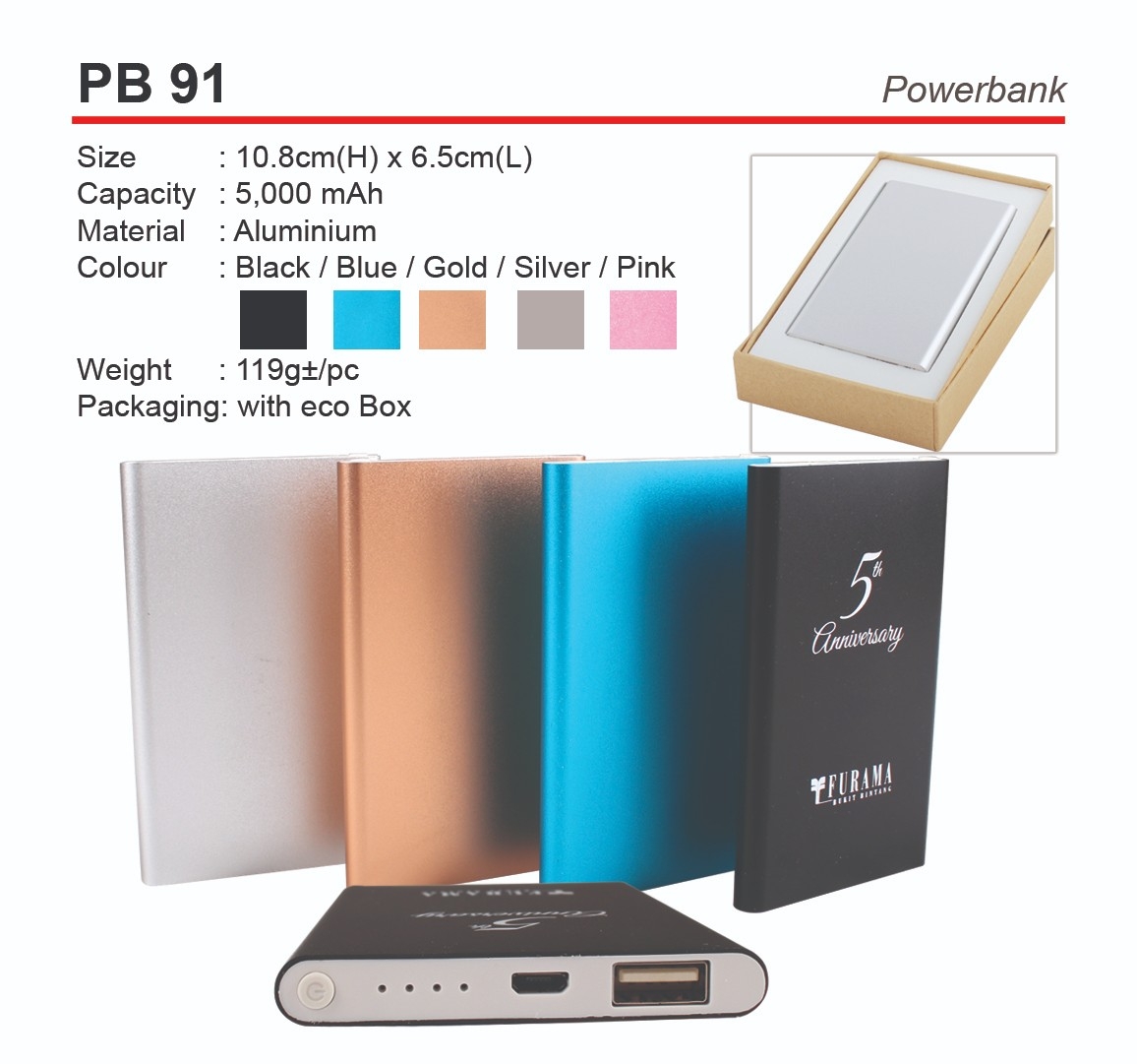 D*PB 91 Powerbank (A)